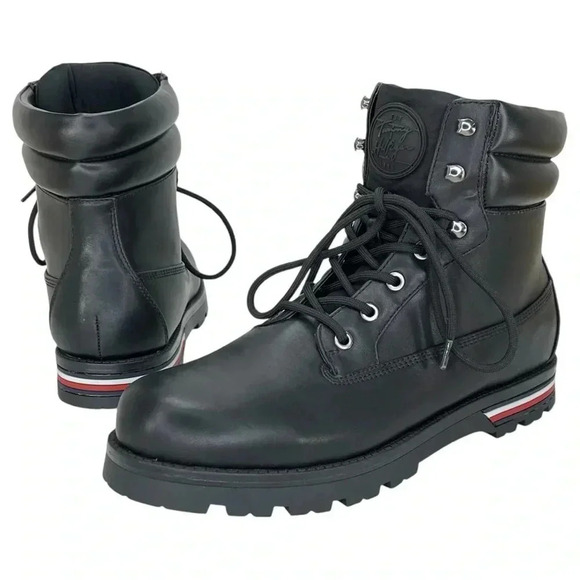 Tommy Hilfiger Melise Black Womens Ankle Boots Size 10M - Picture 8 of 12